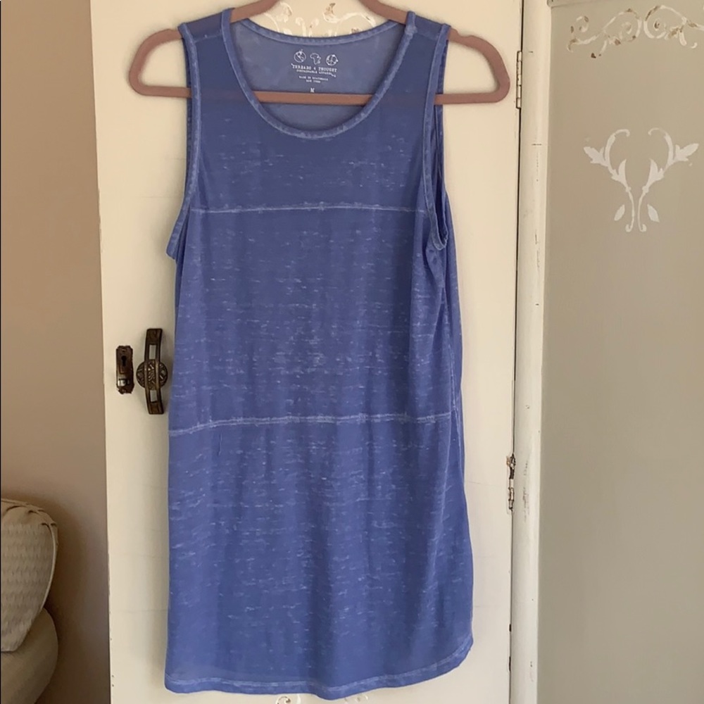 Distressed tunic by Threads 4 Thought